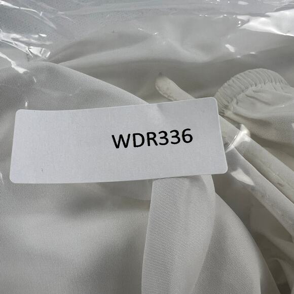 Amanda Uprichard Sicily Ruched Smocked Fit and Flare Mini Dress White Size M - Picture 8 of 16